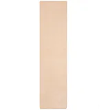 Snapstyle Trend Velours Läufer Teppich, Joy Beige, 100x100cm