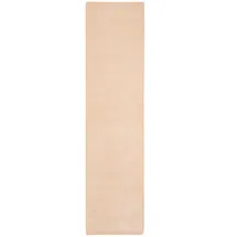 Snapstyle Trend Velours Läufer Teppich, Joy Beige, 100x100cm