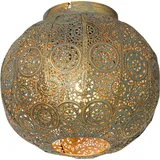 QAZQA - Orientalische Deckenleuchte Gold mit Grün 28,5 cm - Baloo