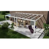 Gardendreams Terrassenüberdachung Easy Edition 700 cm weiß