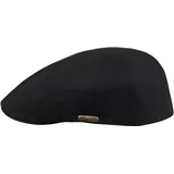 Sterkowski Rusty Schirmmütze Herren | Baumwolle Herrenmütze | Flatcap Herren Schirmmützen Für Damen Newsboy Cap Herren Herren Schiebermütze Baumwolle Mütze Mit Shirm Schwarz 58 cm - 58