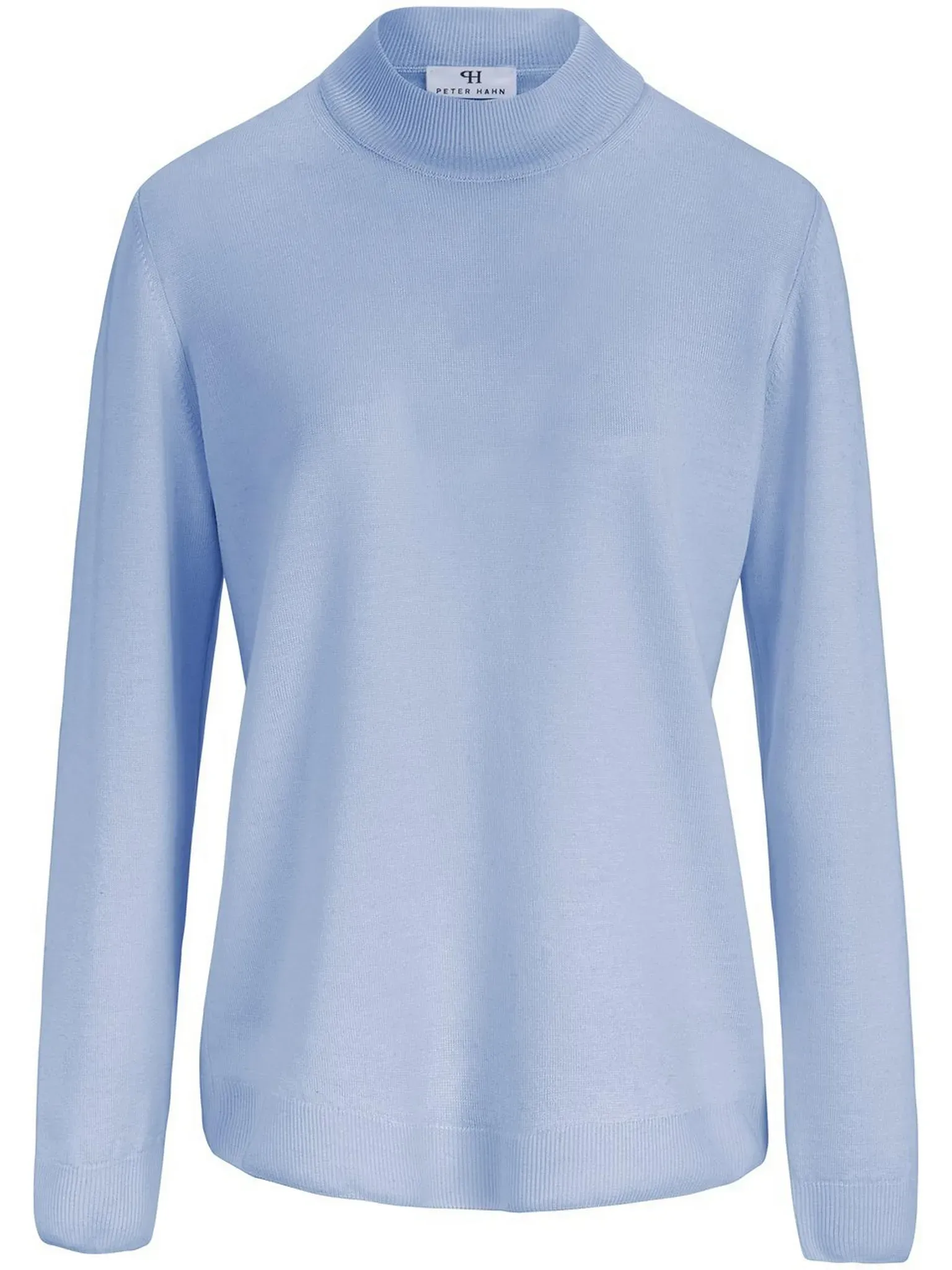 Le pull 100% laine vierge modèle Gudrun  Peter Hahn bleu