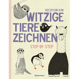 Bassermann, Edition Witzige Tiere zeichnen. Von Alpaka bis Waschbär - mit vielen individuellen Varianten - für Comic-, Cartoon- und Handlettering-Fans