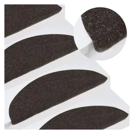 vidaXL Stufenmatte 65 x 22,5 cm Schwarz