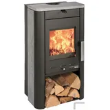 Haas+Sohn Kaminofen Prunus 332.15-ST | perl-schwarz/ Serpentino 6 kW - Schwarz