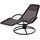 Garden Pleasure Rhodos Relaxliege 173 x 77 x 85 cm umbraugrau