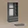 livinity® Trento Kinderkleiderschrank 100 x 50 x 200 cm grau