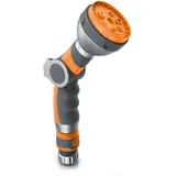 Brandson Gartenbrause 7 Sprühprofile Garten Handbrause für Gartenschlauch Pistolengriff mit Halteclip 1-8 bar Wasserdruck - regelbar