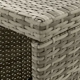 vidaXL Gartenbar-Set 5-tlg. Grau