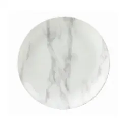 Churchill 6 x Teller flach coup 17cm TEXTURED PRINTS grey marble