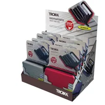 Troika CD129 Geldbörse, Kartenetui/Reisedokumentenhülle Gemischte Farben Aluminium