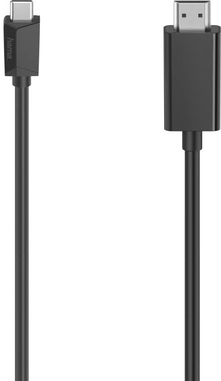 Hama USB-C® Adapterkabel USB-C® Stecker, HDMI-A Stecker 1.5m Schwarz 00200718 USB-C®-Displaykabel