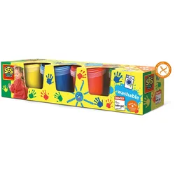 SES Creative - Fingerfarbe 4 Farben je 150ml