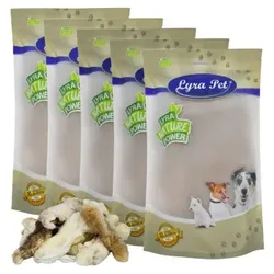 Lyra Pet Kaninchenpfoten mit Fell 5 kg