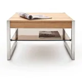 MCA Furniture Couchtisch Asteiche Bronzefarbig - Braun