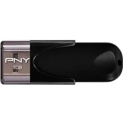 PNY USB-Stick "Attaché 4", schwarz, 8 GB GB, USB-Sticks