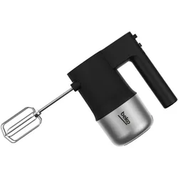 BEKO Handmixer "HMM 81504 BX", schwarz (edelstahlfarben, schwarz), B:32,3cm H:18,3cm T:9,7cm, Mixer