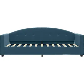 vidaXL Tagesbett mit Matratze Blau 80x200 cm Samt