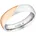 Ring Edelstahl IP Rose Bicolor Gr 54