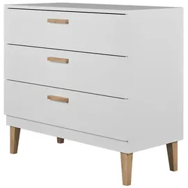 petits-meubles Kommode Kubi 100 x 90 cm Weiß