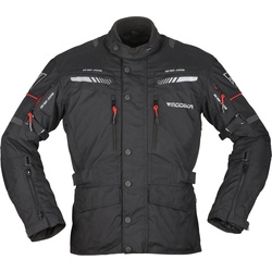 Modeka Winslow Motorrad Textiljacke, schwarz, Größe S für Männer