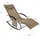 SoBuy Sonnenliege 150 x 63 x 87 cm Braun