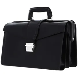 the Bridge Henkeltasche Dante Doctor Bag Nero / Palladio o Nickel