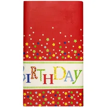 Papstar Papiertischdecke 82594 120 x 180 cm Happy Birthday