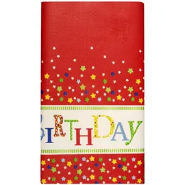Papstar Papiertischdecke 82594 120 x 180 cm Happy Birthday