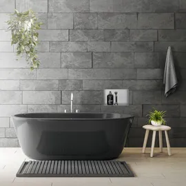 luxebath Duschnische Edelstahl 30 x 20 x 10 cm