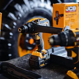 JCB Akku-Schlagbohrschrauber Set 2 x 5,0 Ah + Ladegerät