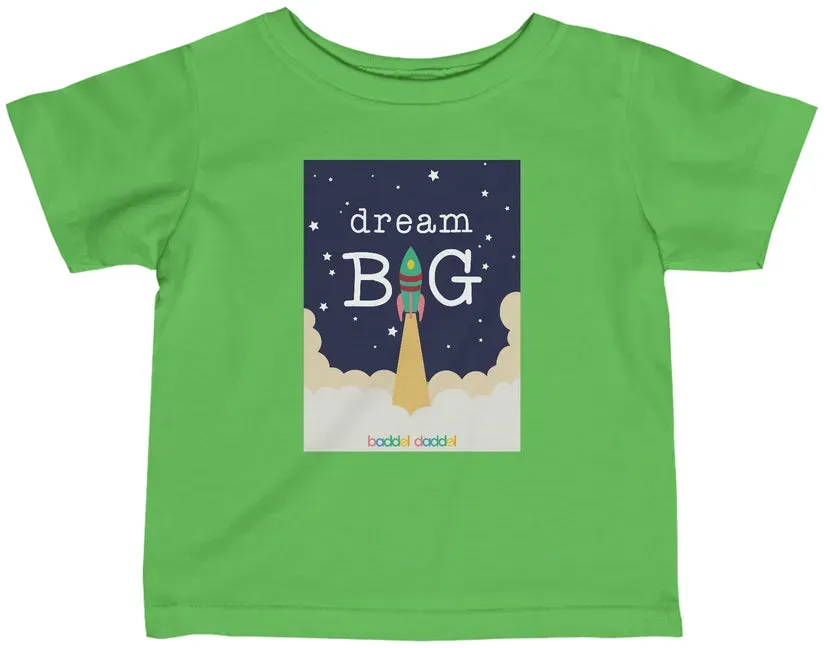 Feinjersey-T-Shirt "Big Dreams" von baddeldaddel - 68