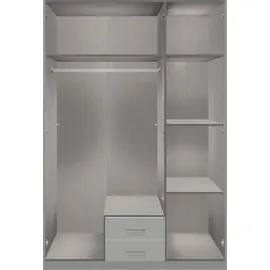 WIMEX Kleiderschrank Soest Graphit schwarz B/H/T: ca. 135x199x58 cm - Graphit, schwarz