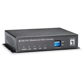 LevelOne VDS-1201 Ethernet Over VDSL2 Converter, Annex A