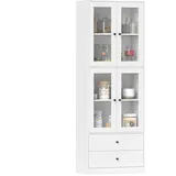 Homcom Küchenbuffet 59 x 30 x 170 cm Weiß