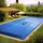 VOUNOT Poolabdeckung Blau 6X12 m