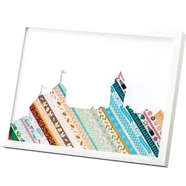Folia Washi-Tape 4er Set Deko-Klebeband 15 mm x 5 m