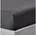 Spannbettlaken Baumwolle-Satin 150 200 anthrazit