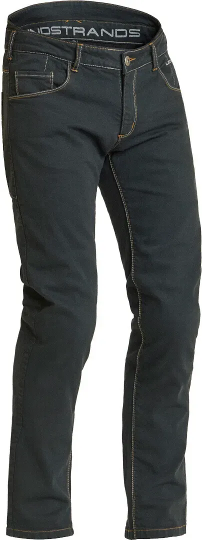 Lindstrands Hemse Motorrad Jeans, schwarz, Größe 58 für Männer