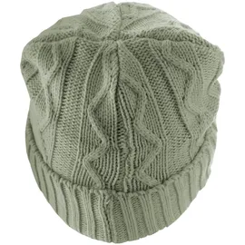 MSTRDS Beanie Cable Flap Grey,