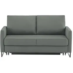 Schlafsofa aus Flachgewebe ¦ grau ¦ Maße (cm): B: 160 H: 90 T: 95