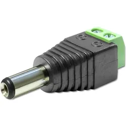 DC-Stecker / Hohlstecker 5,5x2,5mm - Schraubmontage