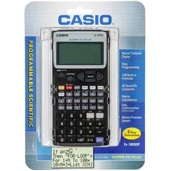 Casio FX-5800P - Wissenschaftlicher Taschenrechner - 10 Stellen + 2 Exponenten -...