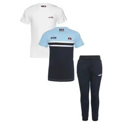 Shirt & Hose ELLESSE Gr. 122, blau Kinder KOB Set-Artikel ellesse