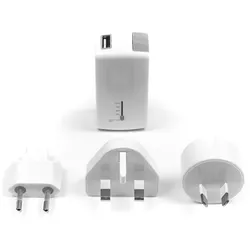 Targus 2-in-1 Wall Charger & Power Bank - Power Bank / Stromadapter - 2100 mAh -