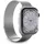 PURO Milanese Mesh Strap für Apple Watch 42/44/45/49 mm Silber