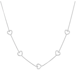 Elli Herz Liebe Love 925 Silber Ketten   Damen 