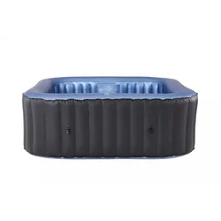MSpa PureHaven aufblasbarer Whirlpool 158x158x68 cm für 4 Personen selbstreinigend inkl. Filterkatuschen und Abdeckung Leergewicht 24 kg