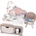 Smoby Baby Nurse Cocoon Puppen-Spielzimmer 3-in-1 Spielset Mehrfarbig