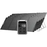 EcoFlow DELTA 3 Serie Solargenerator (PV220 W) - DELTA 3 Plus / 4x 220 W Tragbares Solarpanel